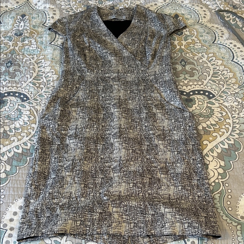 MM Lafleur Felisa Dress in Scribbled Jacquard